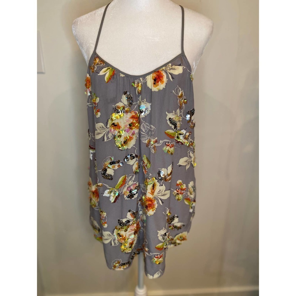 Rebecca Taylor Silk Floral Tank Top